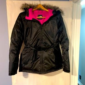 Black North Face Parka